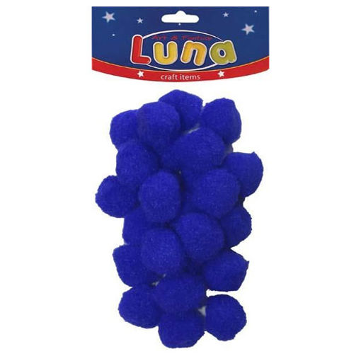 Picture of POMPOMS SMALL BLUE X60